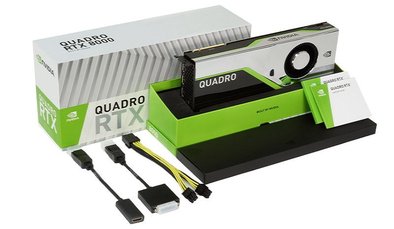 VGA Leadtek Quadro RTX 8000 - PC editor video